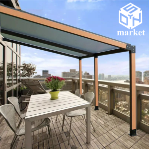 Веранда прохідна зі схилом 100х100